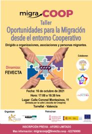 3er. TALLER OPORTUNIDADES PARA LA MIGRACIÓN DESDE EL ENTORNO COOPERATIVO